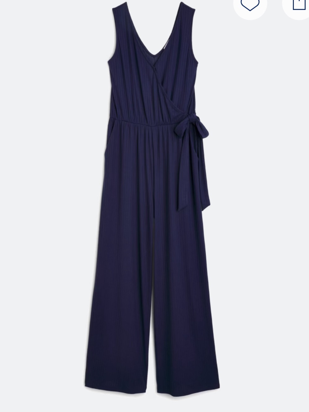 Kaileigh XSP Emmee Sleeveless Tie Detail Jumpsuit